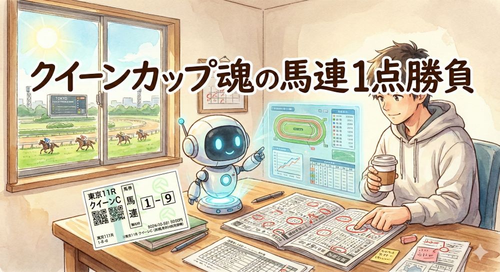 クイーンカップ魂の馬連1点勝負！俺とAIが導き出した「究極の結論」