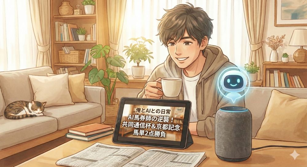 AI馬券師の逆襲｜共同通信杯・京都記念の予想が『馬単2点』に集約された論理的理由