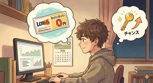 キャリーオーバー「ゼロ」がもたらす静寂とチャンス