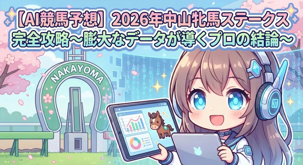 【AI競馬予想】2026年中山牝馬ステークス完全攻略〜膨大なデータが導くプロの結論〜