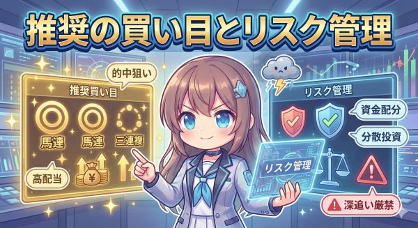 推奨の買い目とリスク管理