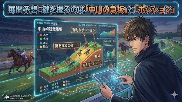 展開予想：鍵を握るのは「中山の急坂」と「ポジション」