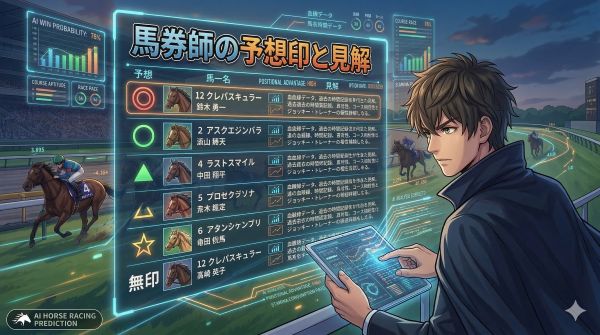 馬券師の予想印と見解