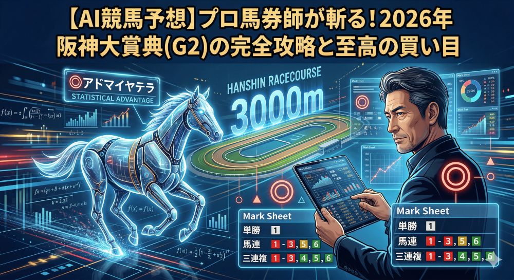 【AI競馬予想】プロ馬券師が斬る！2026年 阪神大賞典(G2)の完全攻略と至高の買い目