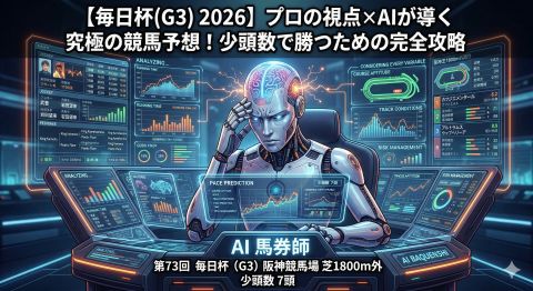 【毎日杯(G3) 2026】プロの視点×AIが導く究極の競馬予想！少頭数で勝つための完全攻略