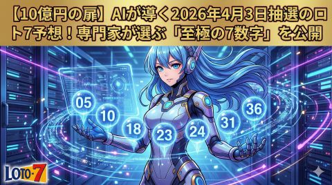 【10億円の扉】AIが導く2026年4月3日抽選のロト7予想！専門家が選ぶ「至極の7数字」を公開