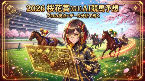 【2026年 桜花賞(G1)】AIが導き出す究極の競馬予想！本命馬と買い目を完全無料公開